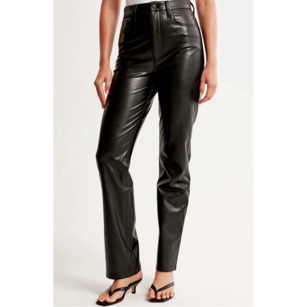Abercrombie & Fitch Black Straight Leg Pants
